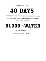 16 Explaining The 40 Days In The Garden